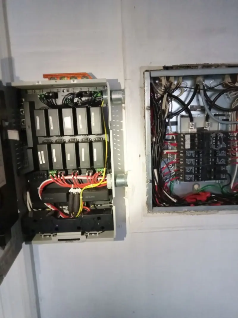 Electrical panel upgrade completed for Indoor Lighting Installation in East Moline